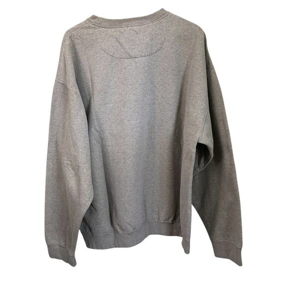 Vintage Chaps Ralph Lauren Gray Crewneck Sweatshirt Embroidered Logo Size XXL - Picture 6 of 6